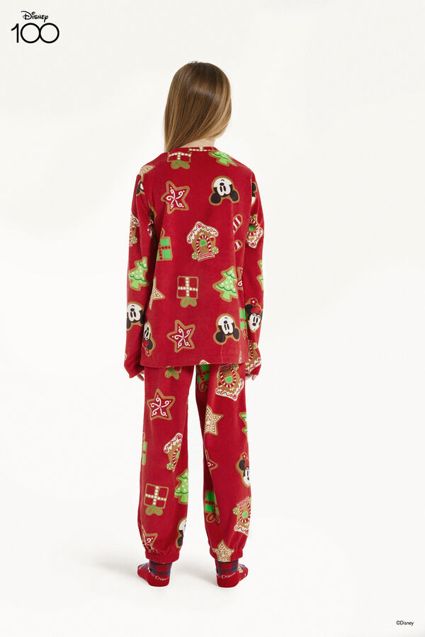 Pijama Llarg Teixit de Micropel Estampat Disney Nens Unisex  
