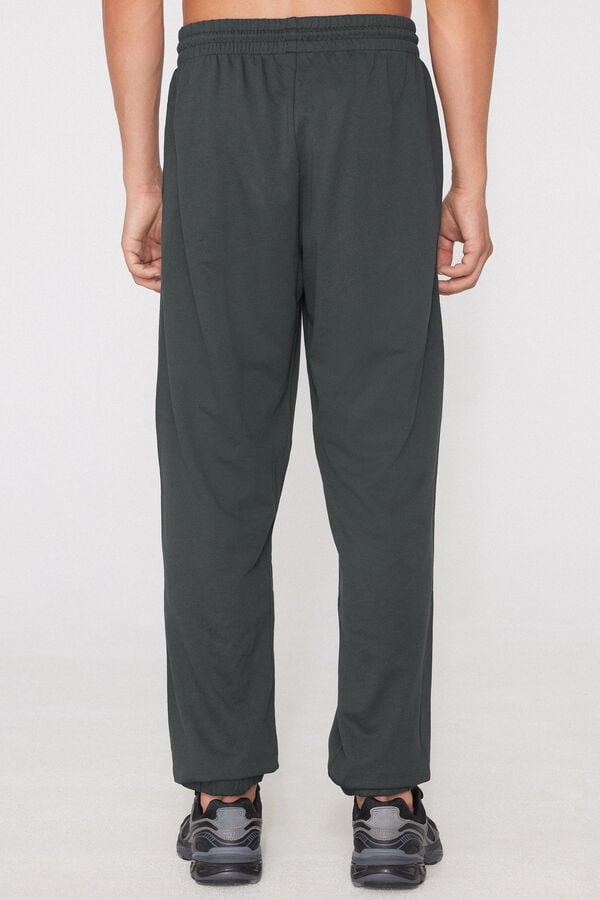 Pantalon Long en Molleton avec Poches  