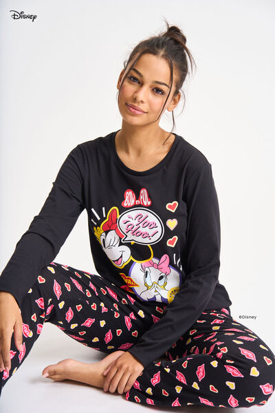 Dlouhé Bavlněné Pyžamo Disney Mickey Mouse