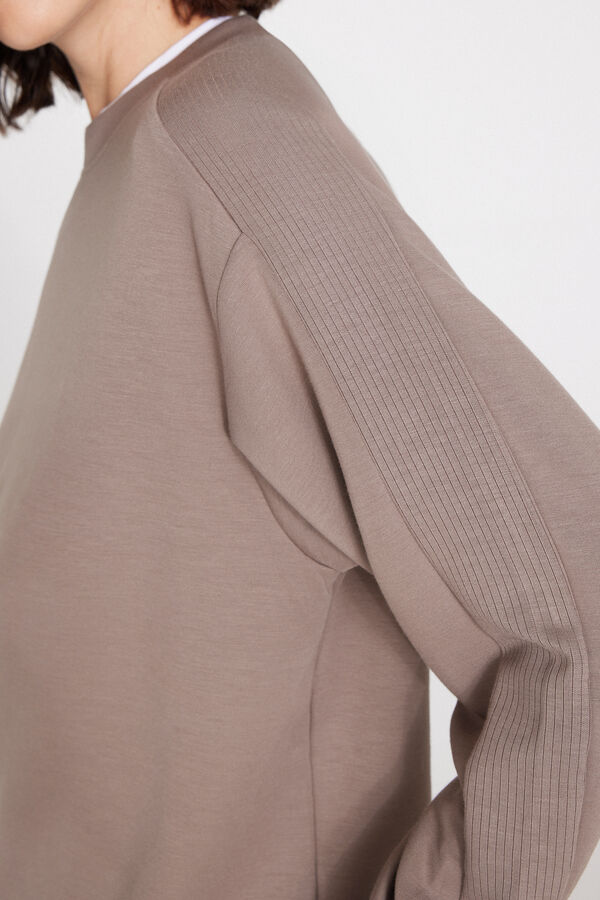 Felpa Girocollo Bande Costina Superior Softness  