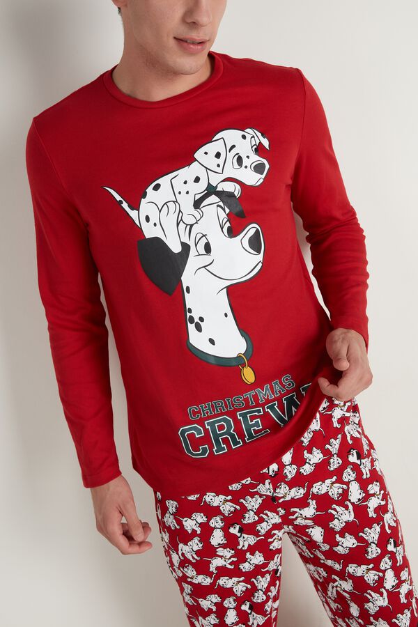 Men S Disney 101 Long Cotton Pyjamas Tezenis