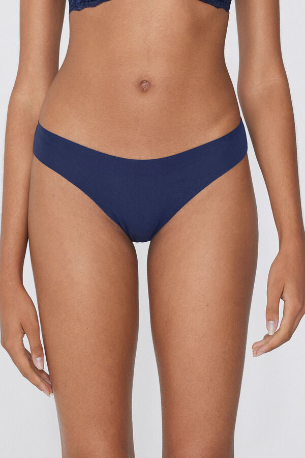 Laser-Cut Cotton and Recycled Lace Brazilian Briefs  
