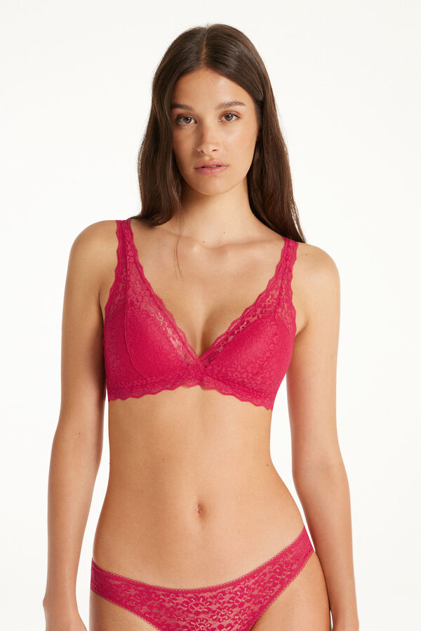 Havana Recycled Lace Triangle Bra  