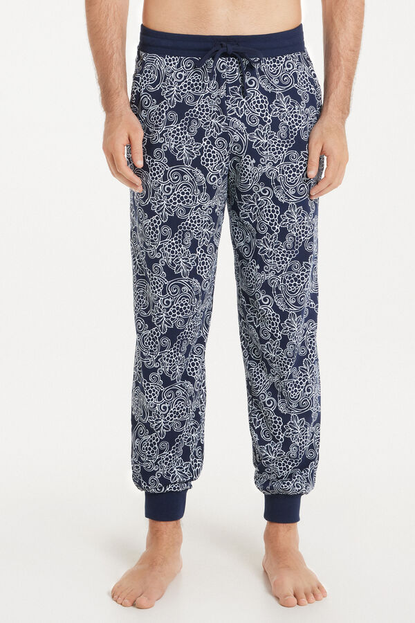 Cotton Trousers with Drawstring  