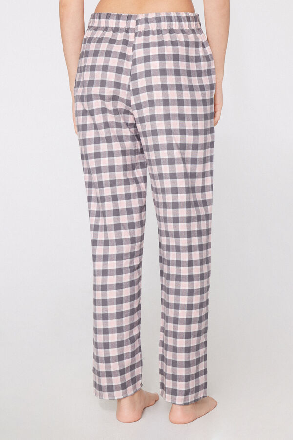 Printed Flannel Trousers  