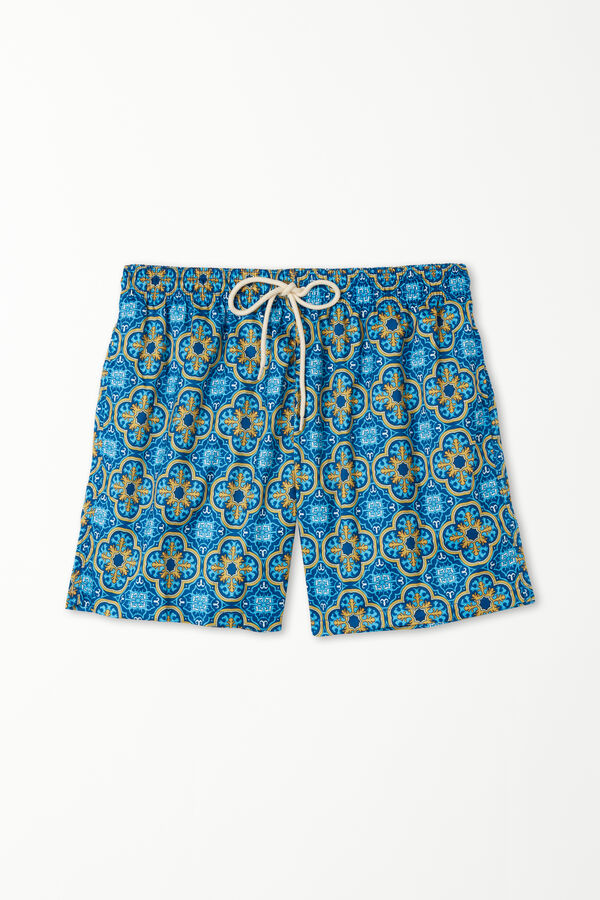 Basic Printed Swimming Shorts  