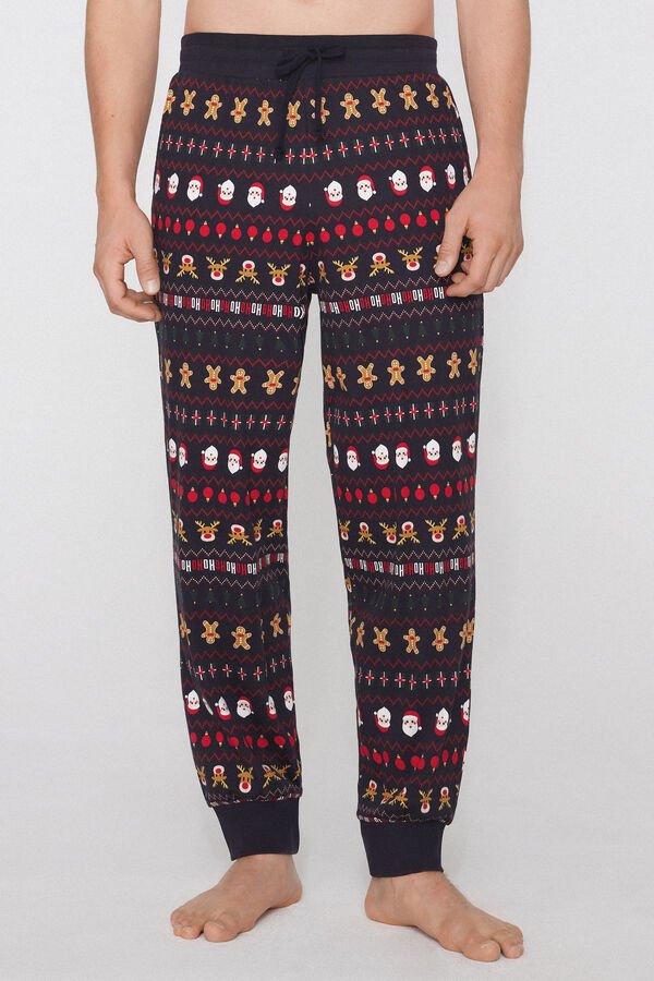 Джогери з Кишенями зі Щільної Принтованої Бавовни  