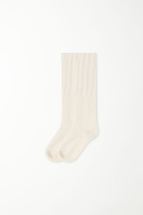 Long Warm Ribbed Socks  