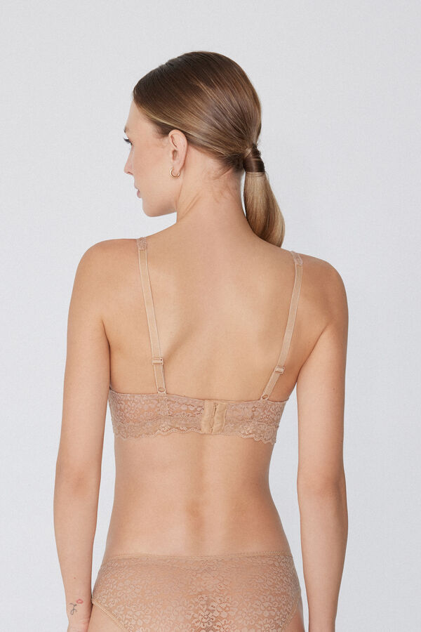 Havana Recycled Lace Triangle Bra  