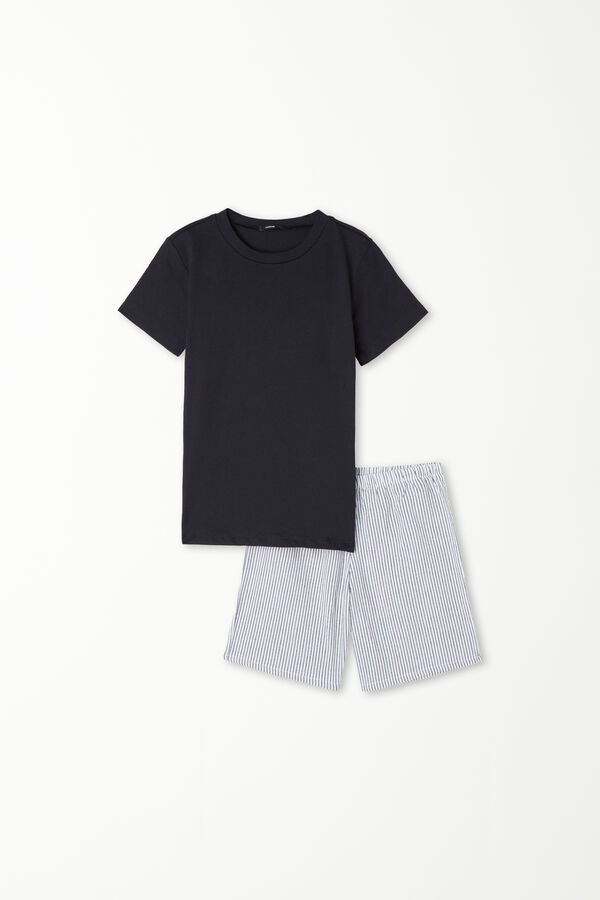 Boys’ Short Sleeve Short Cotton Pyjamas  
