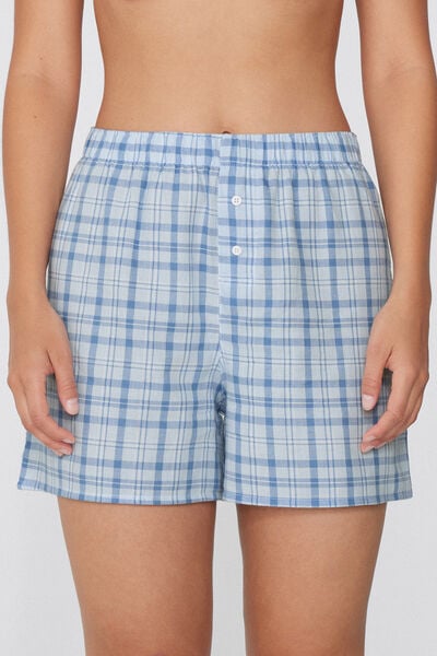 Shorts aus bedrucktem Baumwolltuch