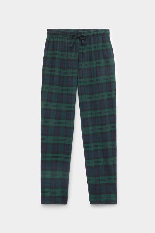 Long Flannel Trousers  