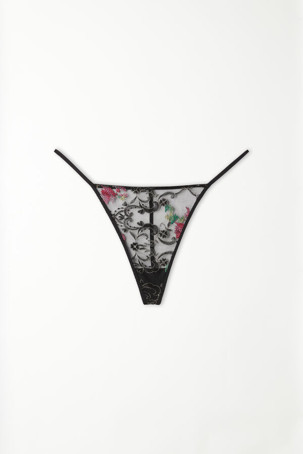 String mit schmalem Seitenband im Tanga-Stil Seductive Cross Stitch  