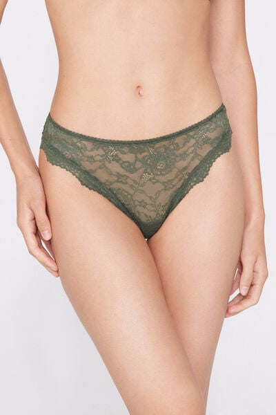 Recycled Lace Brazilian Briefs