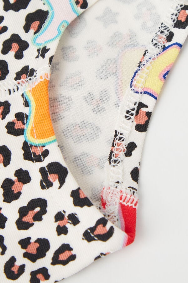 Culotte Basique Fille en Coton Imprimé  