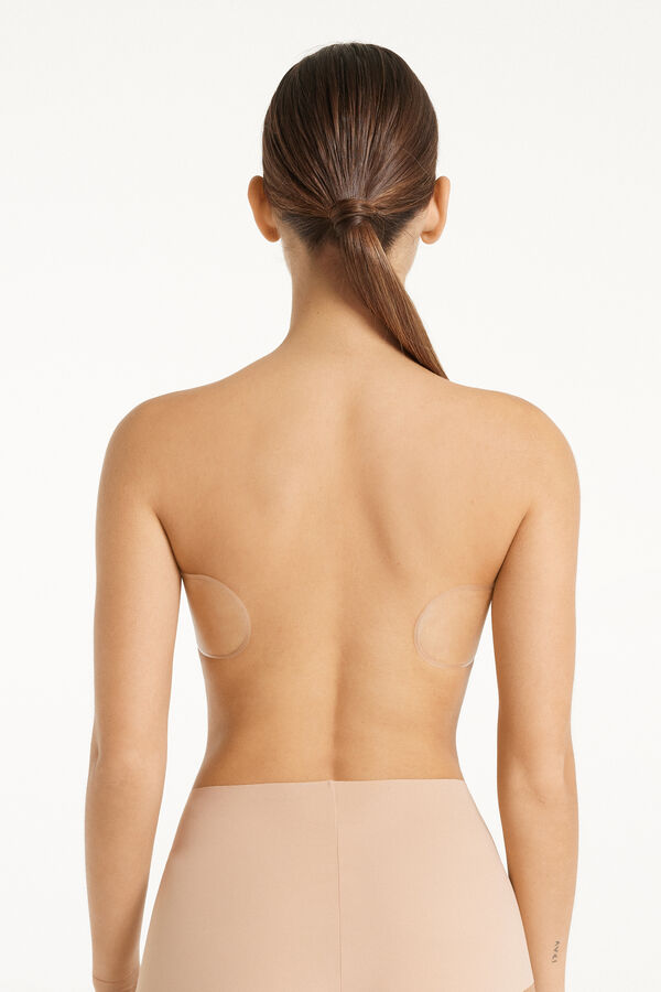 Hold-Up Bandeau Bra with Silicone Back  