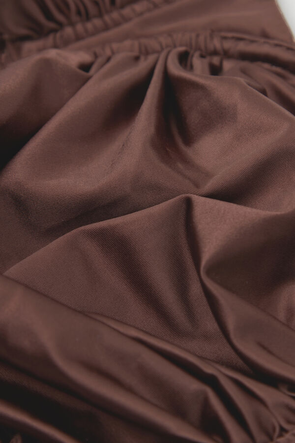 Sujetador de Bikini Balconette Shiny Glam Choco  