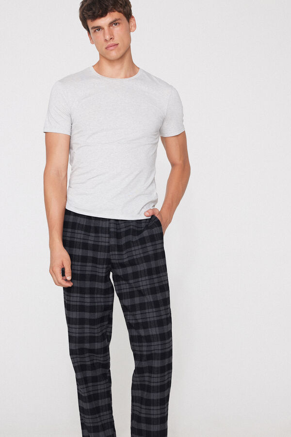Long Flannel Trousers  