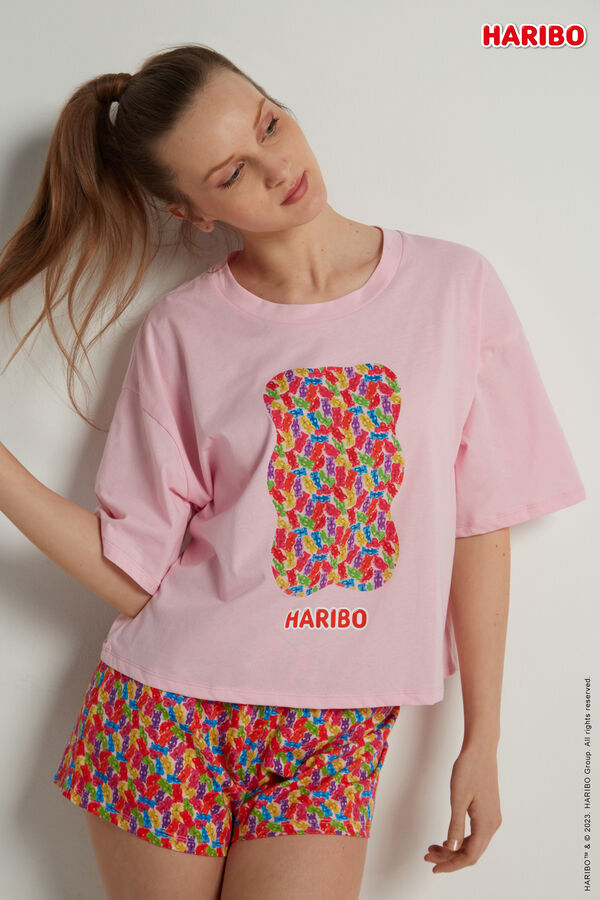 Короткая Хлопковая Пижама «Мишки Haribo»  
