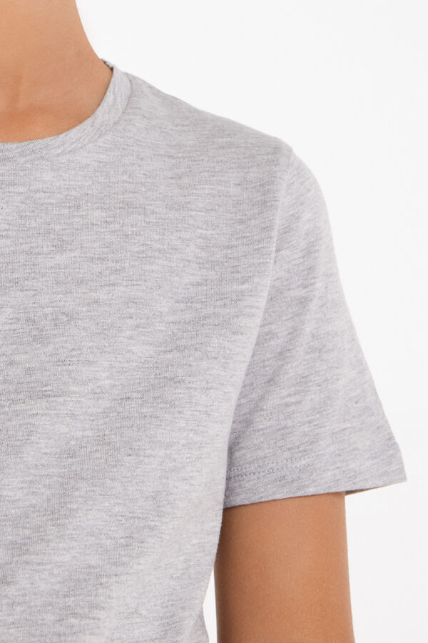 T-shirt Basique Ras-du-cou 100 % Coton Enfant Unisexe  