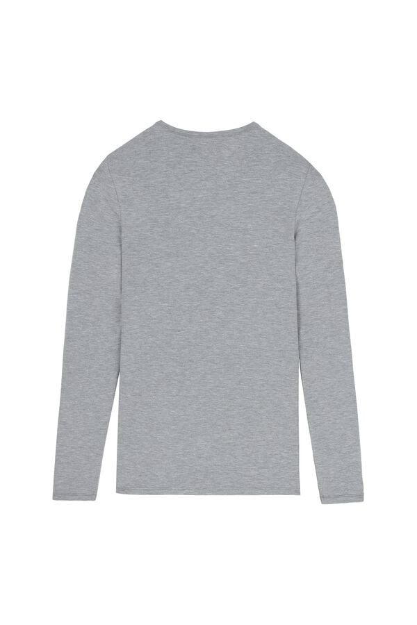 Thermal Modal and Cotton Crew-Neck Top  