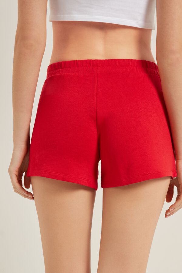 Cotton Fleece Shorts with Band  