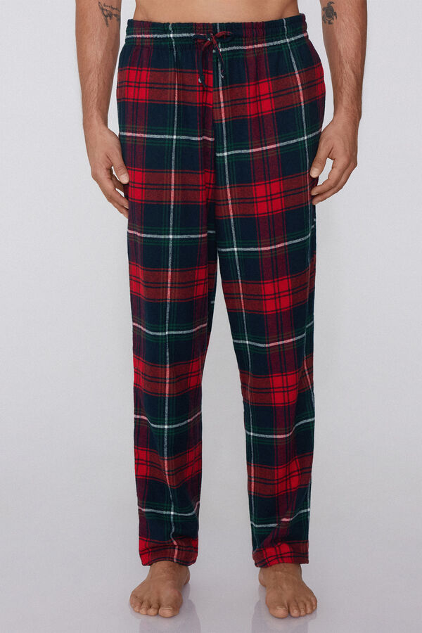 Long Flannel Trousers  