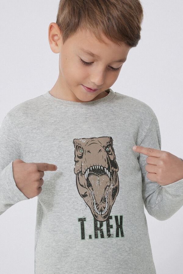 Pyjama Long En Coton Jurassic  
