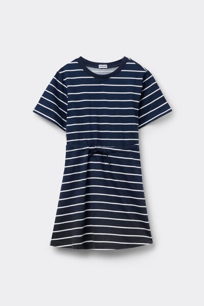 Vestito Bimba Cotone con Coulisse