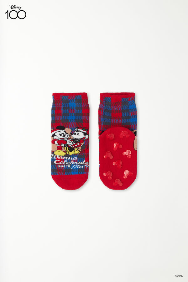 Kids' Unisex Disney 100 Print Non-Slip Socks 