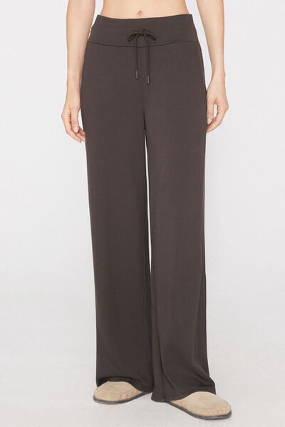 Pantalones Palazzo con Bandas de Canal&eacute; Superior Softness