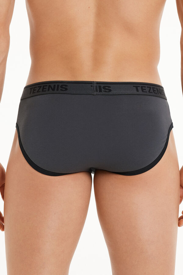 Cotton Panty Contrasting Trim with Logo  