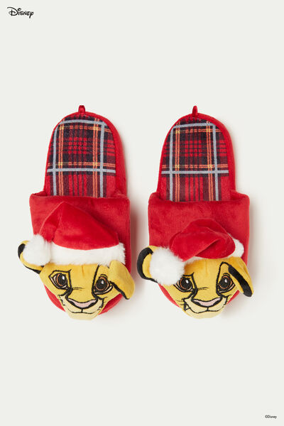 Kids’ Slippers with Disney Lion King Appliqué