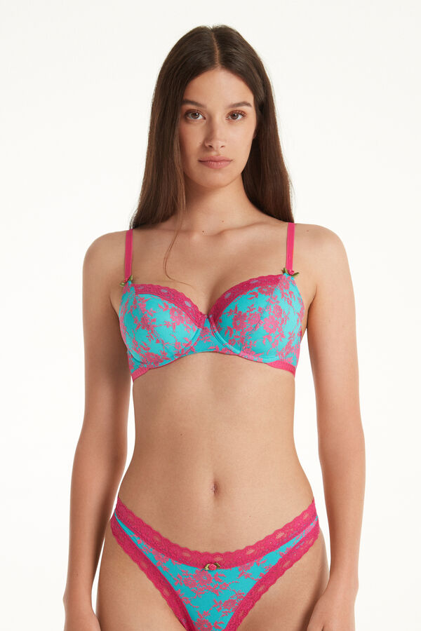 Prague Full Cover Bonbon Lace Balconette Bra  