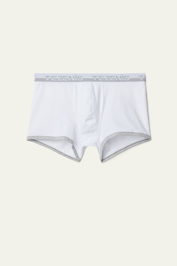 Cotton Boxers with Logo Elastic Band  