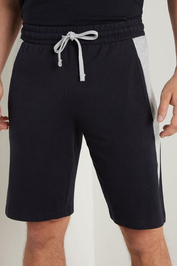 Shorts aus Baumwolle mit Seitendetail  
