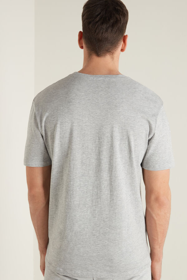 T-Shirt aus bedruckter Baumwolle  