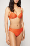 Top Bikini Push-Up Relleno Sparkling Touch Naranja