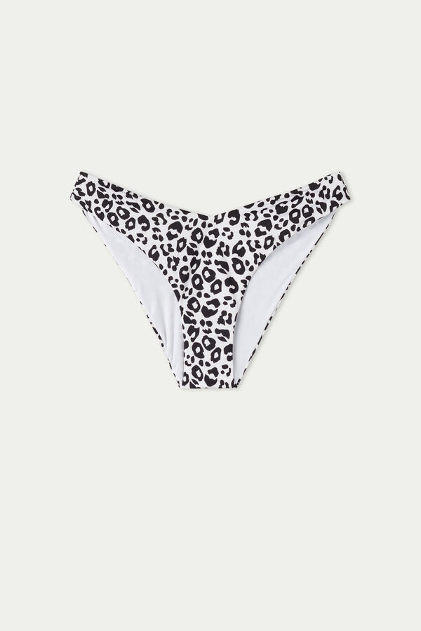 Pastel Animal Print V-Cut Bikini Bottoms - Classic - Women | Tezenis