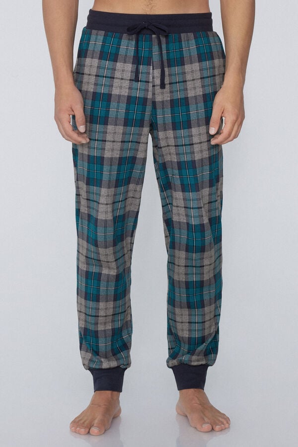 Heavy Printed Cotton Joggers with Pockets  