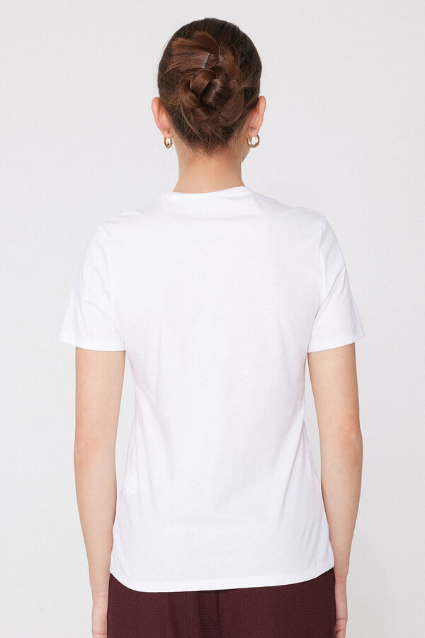 100% Cotton T-Shirt with Print  