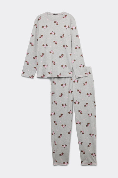 Long Heavy Cotton Dachshund Pyjamas