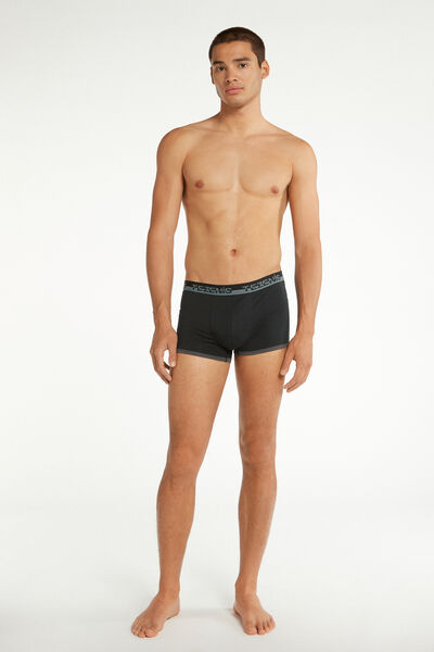 Cotton Boxers with Logo Elastic Band