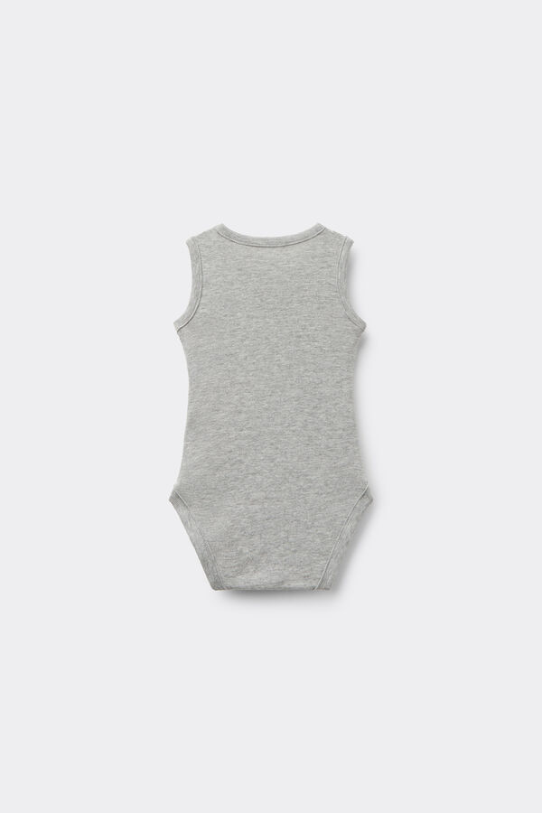 Baby Printed Pure Cotton Bodysuit with Wide Shoulder Straps  