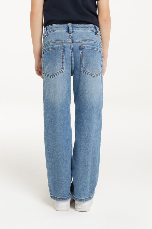 Lange Basic-Jeans für Jungen  