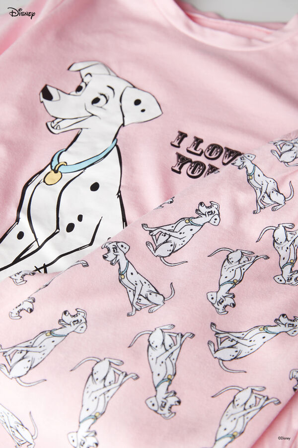Girls’ Disney 101 Dalmatians Print Long Cotton Pyjamas  