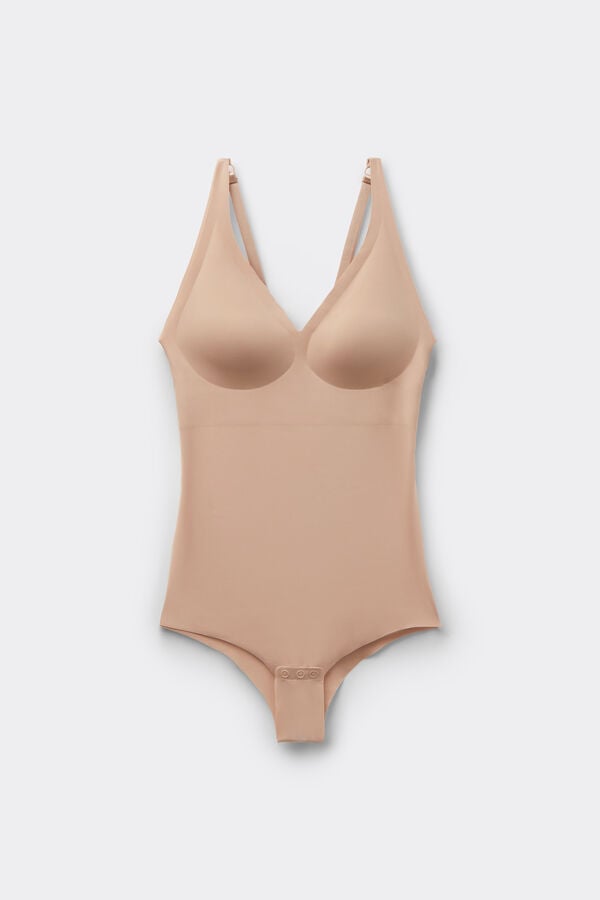 Body Tri&acirc;ngulo Sem Costuras Natural Lifting  