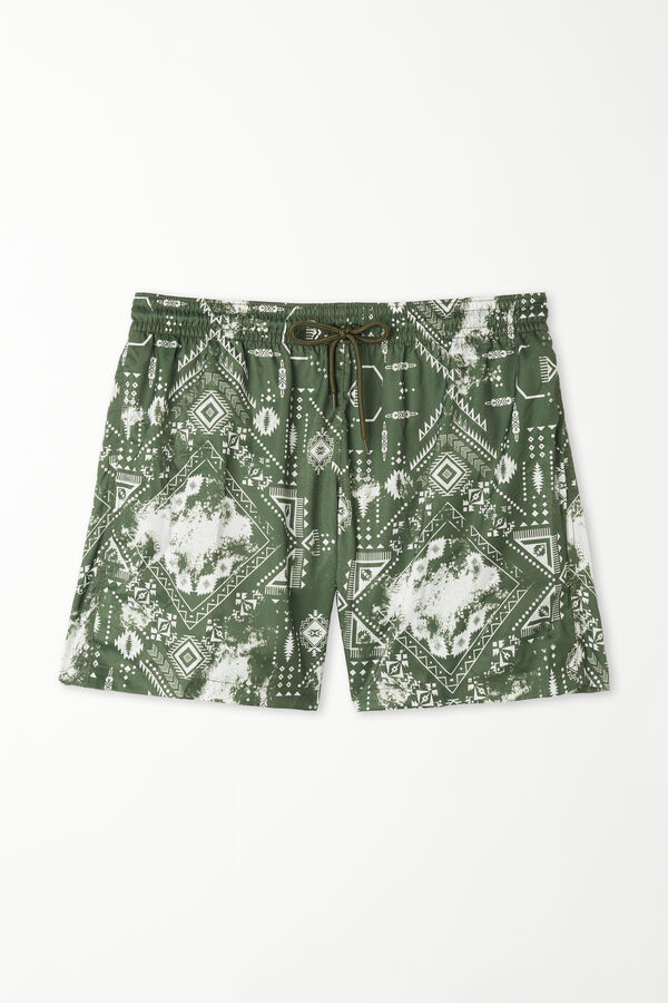 Short de Bain Basique Imprimé  