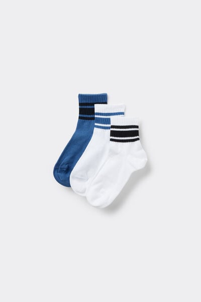 SOCKS SHORT SPORT PATTERN - 3 PIECES