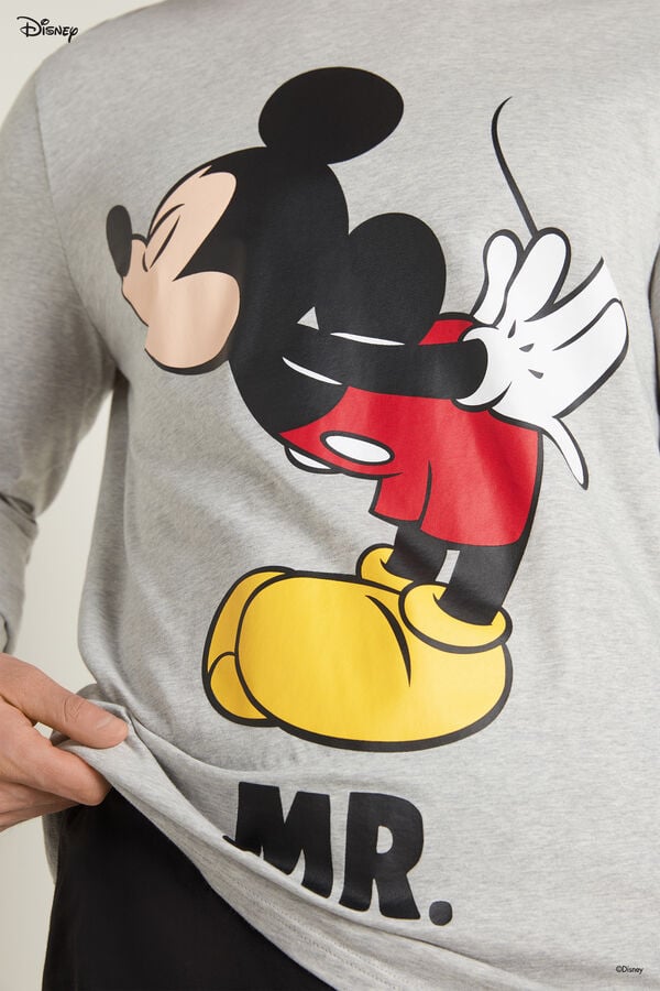 Dlouhé Bavlněné Pyžamo Disney Mickey Mouse  